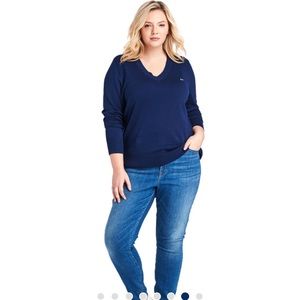 Vineyard Vines Heritage Cotton Sweater - Navy